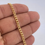 Cuban Bracelet 3.85gr / 19.5cm / +1 18K Gold &