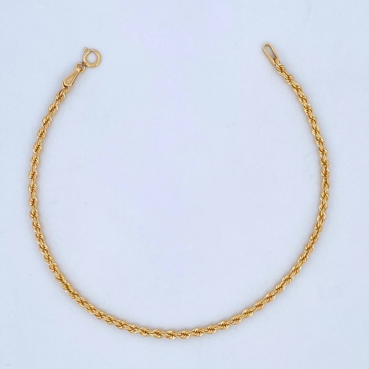 Rope Bracelet 1.2gr / 18.7cm / +3 18K Gold &