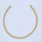 Rope Bracelet 1.2gr / 18.7cm / +3 18K Gold &