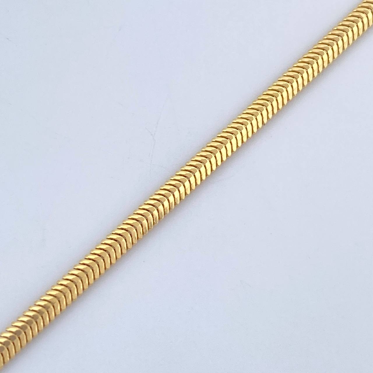 Flat Snake Bracelet 2.45gr / 7.5in / +3 18K Gold &