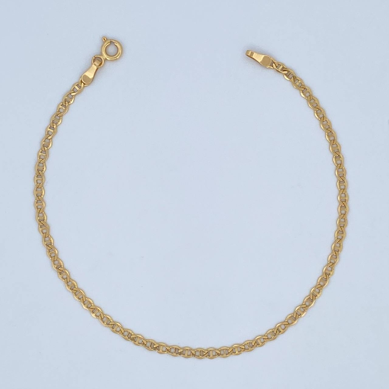 Flat Mariner Bracelet 1.3gr / 20cm / +3 18K Gold &