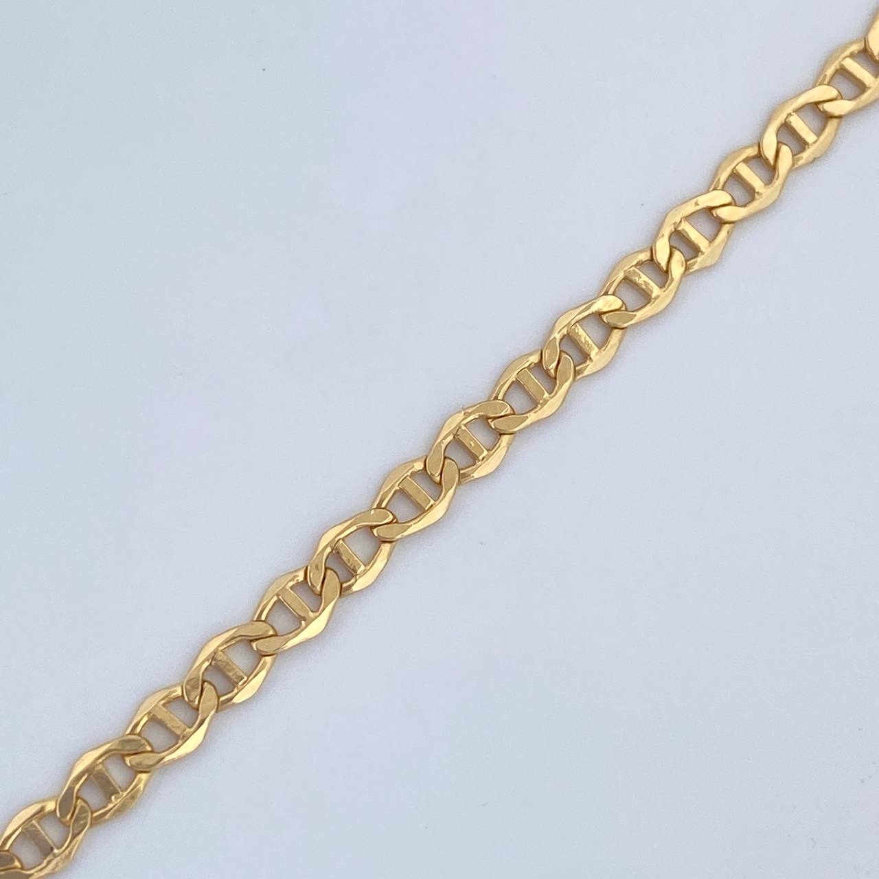 Flat Mariner Bracelet 1.3gr / 20cm / +3 18K Gold &