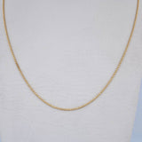 Cadena Militar 1.9gr / 45.3cm / 1mm Oro Amarillo +3 18K $