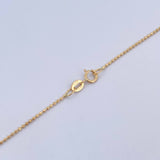 Cadena Militar 1.9gr / 45.3cm / 1mm Oro Amarillo +3 18K $