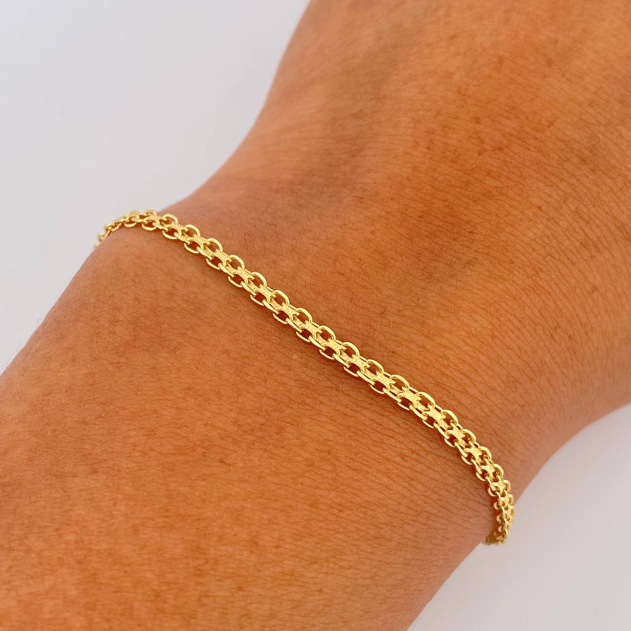 Bismark Bracelet 2.45gr / 19.3cm / 2.1mm Yellow Gold +1 18K &