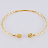 Pulso Aro Trebol Diamantado 3.6 g / 6 3/4 in / 1.8 mm Oro Amarillo 18K