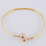 Pulso Aro Tú Y Yo 4.8gr / 7 1/4 in / 2.6mm Tres Oros 18K ©