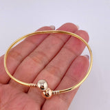 Pulso Aro Tú Y Yo 4.6gr / 7 in / 2.6mm Tres Oros 18K