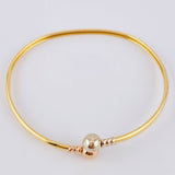 Pulso Aro Tú Y Yo 4.2gr / 7 in / 2.6mm Tres Oros 18K