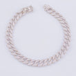 Thick Cuban Links Bracelet 18.8gr / 8 1/4 in / 8.3mm Silver 925