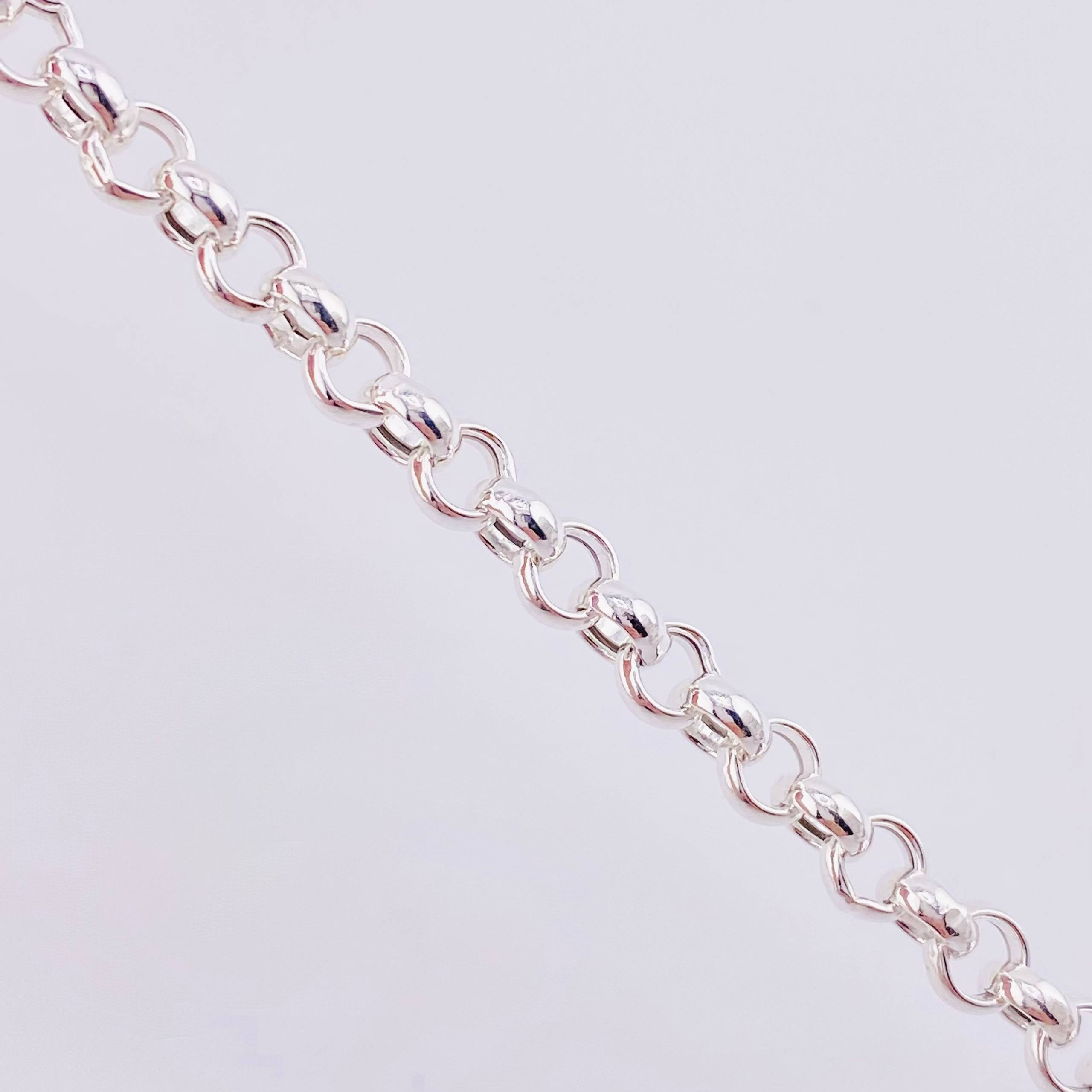 Cadena Roll On 11.1gr / 19 3/4 in / 5.3mm Plata 925 ©