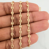 Cadena GC 5.65gr / 16 1/4 in / 4mm Oro Amarillo 18K &
