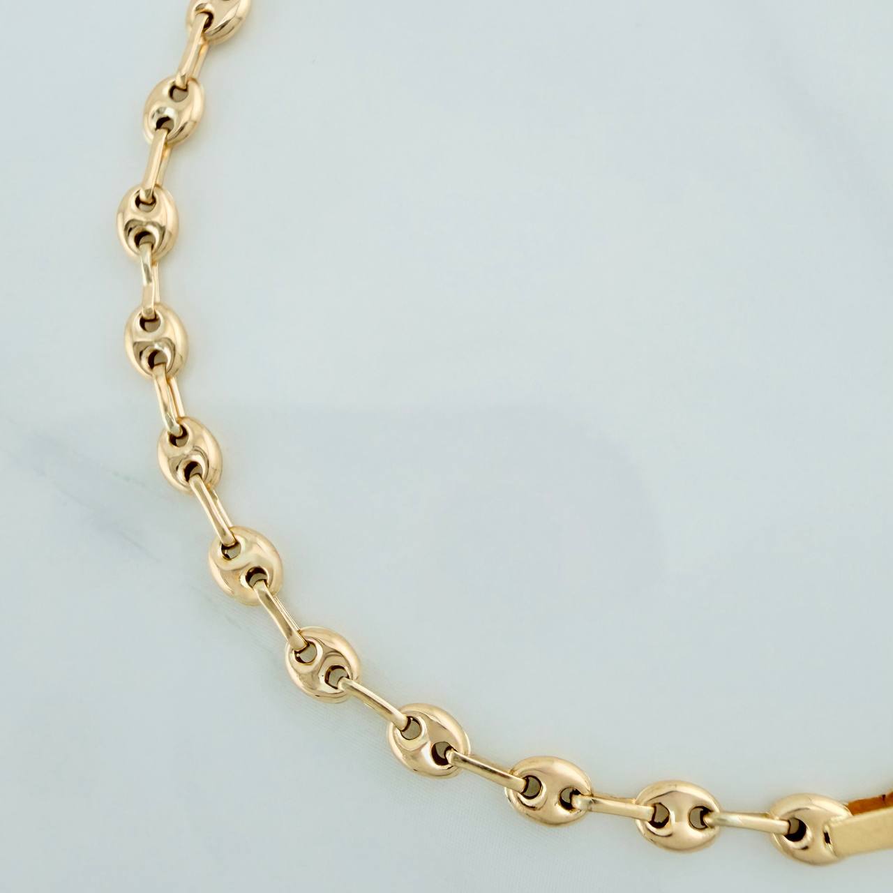 Pulso Bebé GC Placa Nube 2.1gr / 7 in / 3mm Oro Amarillo 18K %