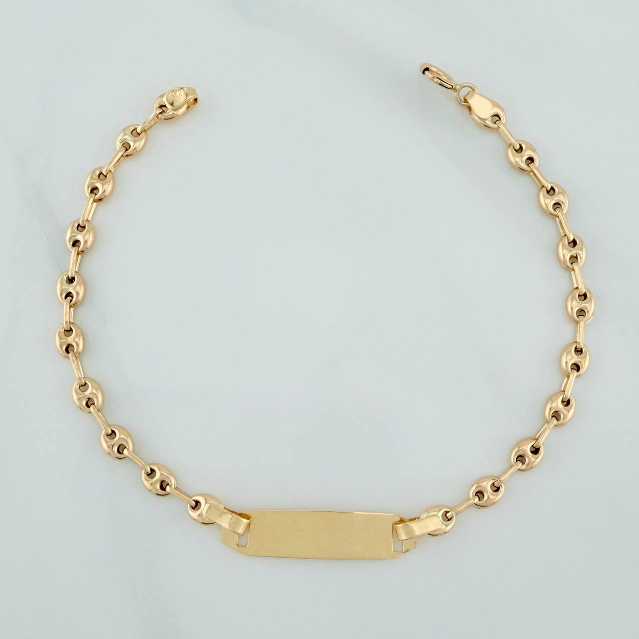 Pulso Bebé GC Placa Octagonal 1.8gr / 6 in / 3.22mm Oro Amarillo 18K %