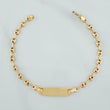 Pulso Bebé GC Placa Octagonal 1.8gr / 6 in / 3.22mm Oro Amarillo 18K %