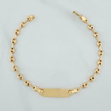 Pulso Bebé GC Placa Octagonal 1.8gr / 6 in / 3.22mm Oro Amarillo 18K %