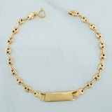 Pulso Bebé GC Placa Octagonal 2gr / 6 3/4 in / 3mm Oro Amarillo 18K %