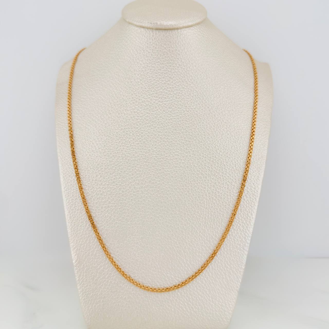 Cadena China 7.7gr / 24 1/4 in / 2mm Oro Amarillo Nac.Esp. 18K $