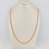 Cadena China 7.7gr / 24 1/4 in / 2mm Oro Amarillo Nac.Esp. 18K $