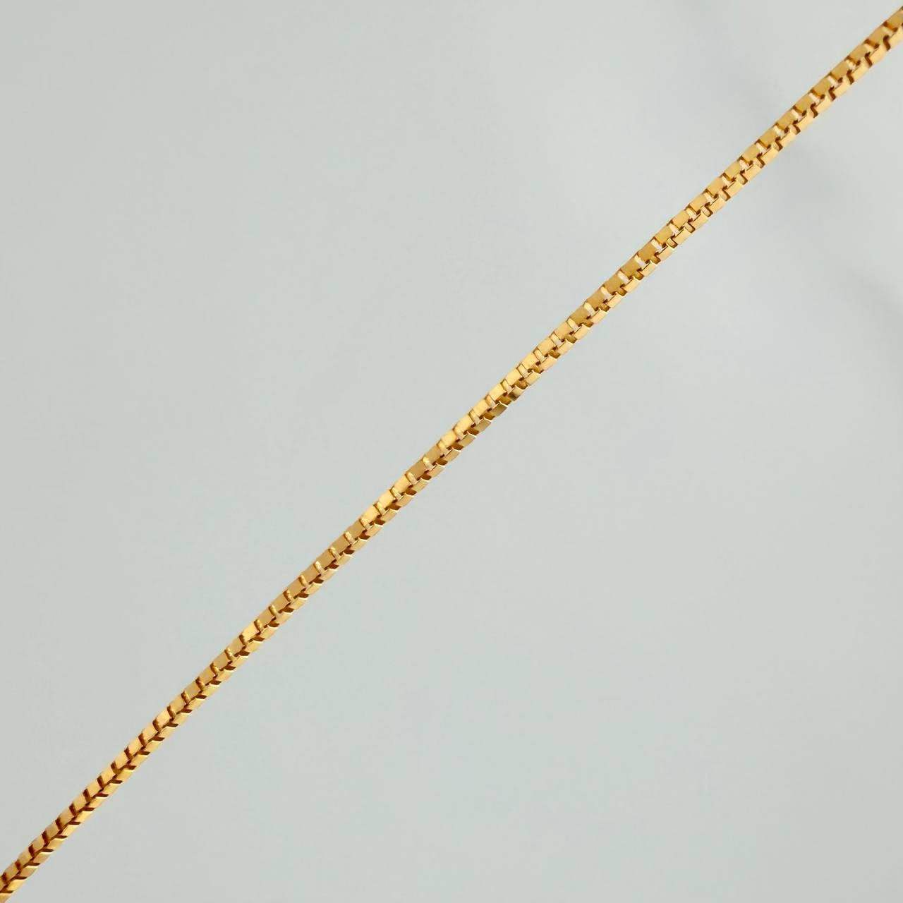 Set Cadena y Dije Veneciana+Oso Ts 1.25gr / 17 3/4 in / 0.25mm Oro Amarillo 18K $