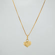 Set Cadena y Dije Veneciana+ Corazón 1.15gr / 17 3/4 in / 0.3mm Oro Amarillo 18K $