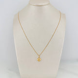 Set Cadena y Dije Veneciana+ Corazón 1.15gr / 17 3/4 in / 0.3mm Oro Amarillo 18K $
