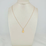 Set Cadena y Dije Veneciana+Virgen Guadalupe 1.3gr / 17 3/4 in / 0.3mm Oro Amarillo 18K $