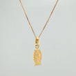 Set Cadena y Dije Veneciana+Virgen Guadalupe 1.3gr / 17 3/4 in / 0.4mm Oro Amarillo 18K $