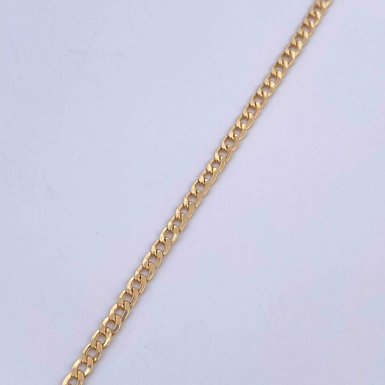 Cuban Links Bracelet 1.55gr / 19.2cm / 2.5mm Yellow Gold +1 18K &