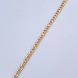 Cuban Links Bracelet 1.5gr / 18.7cm / 2.4mm Yellow Gold +1 18K &