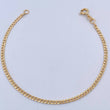 Cuban Links Bracelet 1.5gr / 18.7cm / 2.4mm Yellow Gold +1 18K &