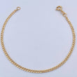 Cuban Links Bracelet 1.55gr / 19.2cm / 2.5mm Yellow Gold +1 18K &