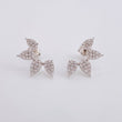 Hoop Earrings Amelia Pave Diamonds 6.55 carats 2.95g / 3/4 in 18K White Gold