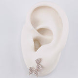Hoop Earrings Amelia Pave Diamonds 6.55 carats 2.95g / 3/4 in 18K White Gold