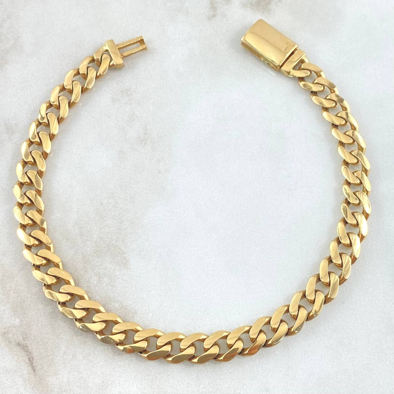 Pulso Cubano 13gr / 21cm / Nac.Esp. Oro 18K ©