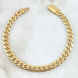 Pulso Cubano 13gr / 21cm / Nac.Esp. Oro 18K ©