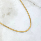 Herringbone Chain 5.65gr / 17 3/4 in / 3mm Yellow Gold +3 18K ©
