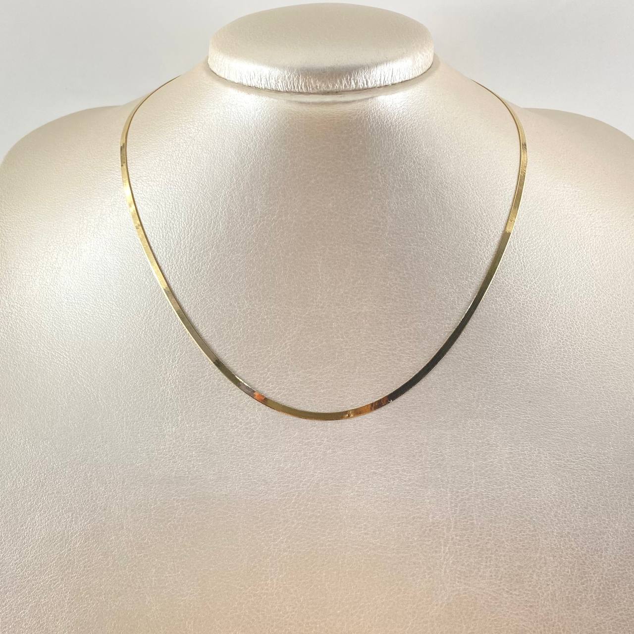 Cadena Espejo 3.95gr / 40cm / +3 Oro 18K