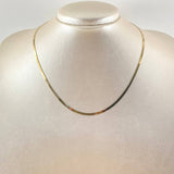 Cadena Espejo 4.05gr / 40cm / Oro Amarillo +3 18K !