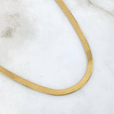 Cadena Espejo 7.65gr / 15 3/4 in / 3.8mm Oro Amarillo +3 18K