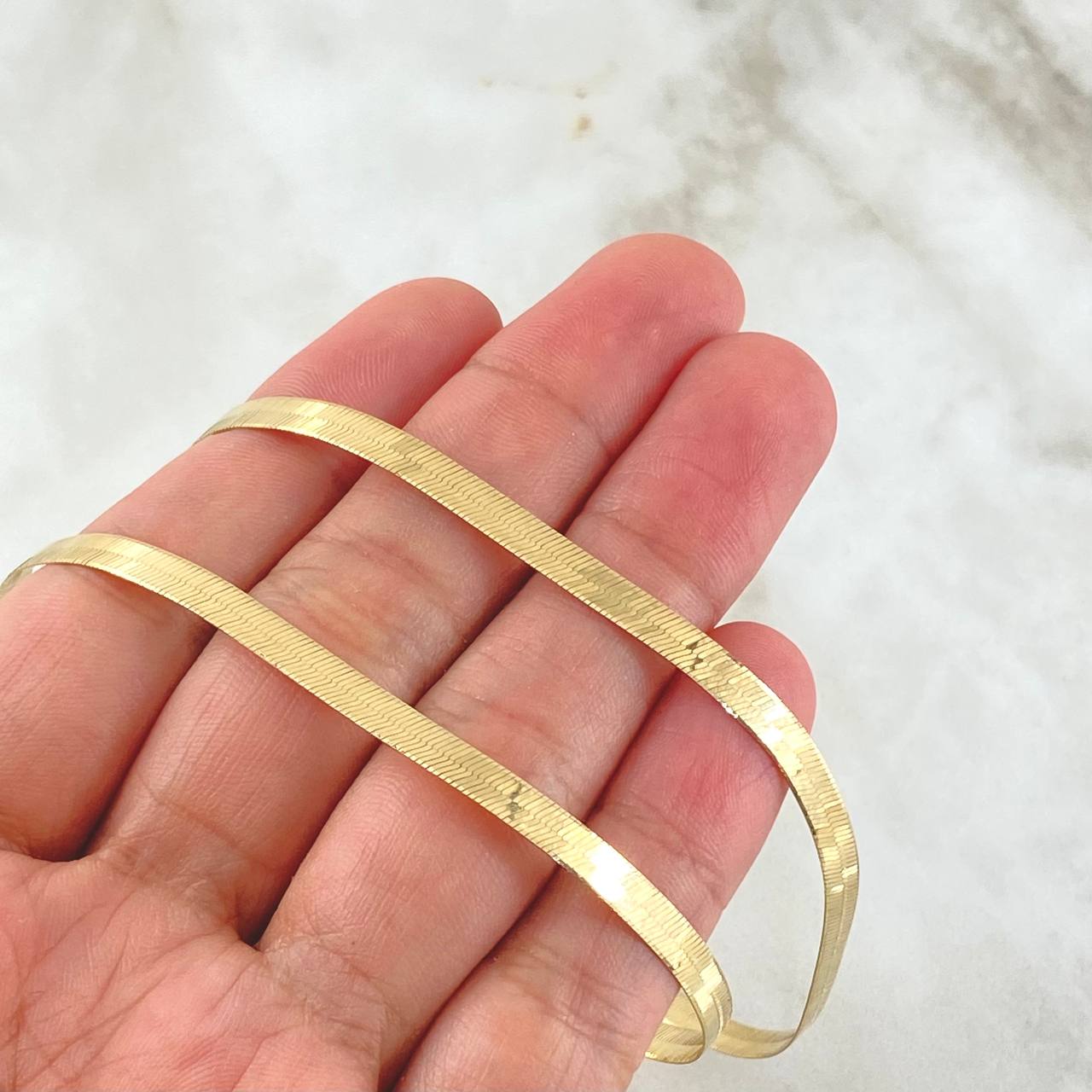 Herringbone Chain 7.6gr / 40cm / +3 18K Gold