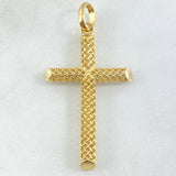 Cross Mesh Pendant 3gr / 4.9cm / 18K Gold