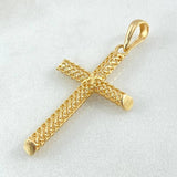 Cross Mesh Pendant 1.7gr / 4cm / 18K Gold