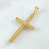 Cross Mesh Pendant 1.7gr / 4cm / 18K Gold