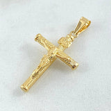 Cross Christ Pendant 1.25gr / 3.5cm / 18K Gold