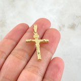 Cross Christ Pendant 1.3gr / 3.5cm / 18K Gold