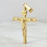 Cross Christ Pendant 1.3gr / 3.5cm / 18K Gold