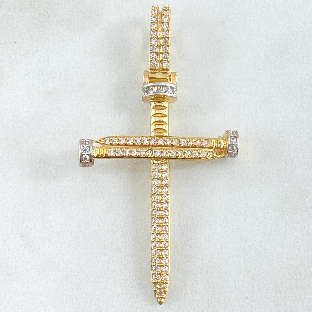 Pendant Nail Cross 4.15gr / 4.7cm / 18K Gold
