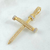 Pendant Nail Cross 4.15gr / 4.7cm / 18K Gold