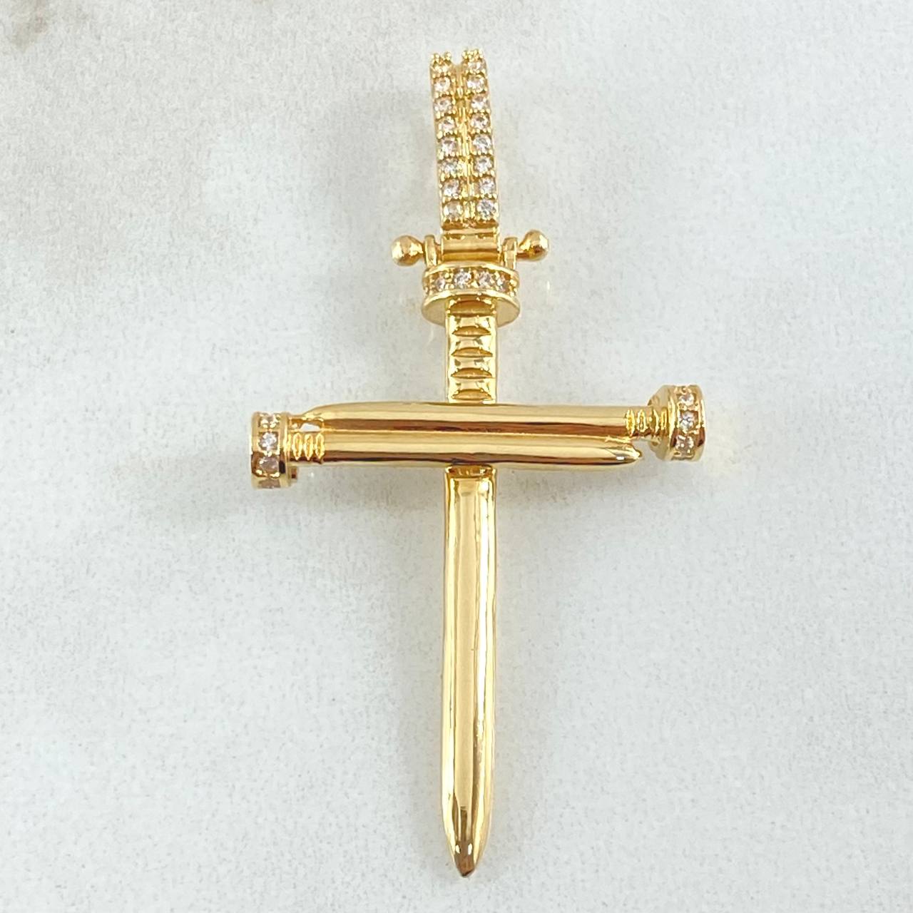Pendant Nail Cross 4.2gr / 4.7cm / 18K Gold